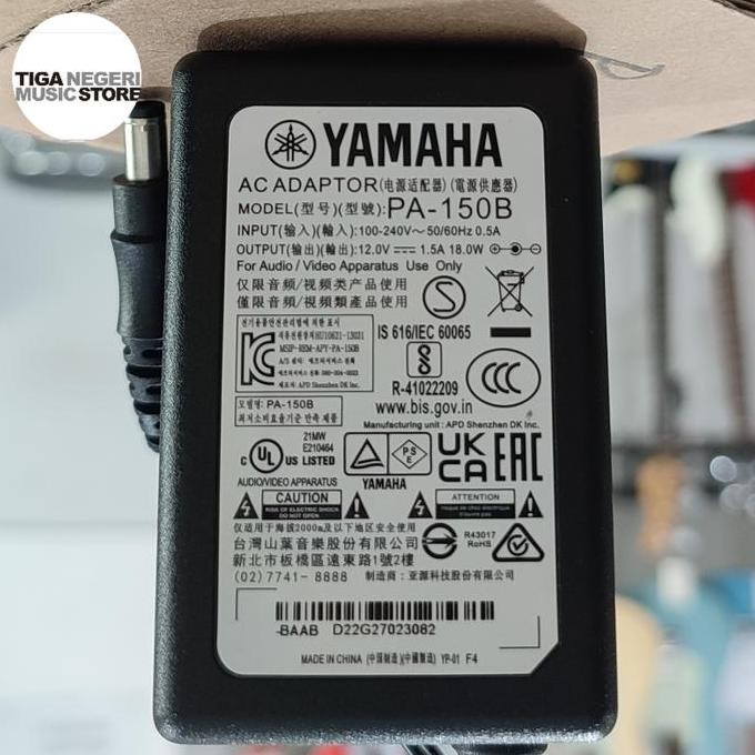 New  Yamaha PA150B Adaptor Keyboard Original untuk Keyboard E473 Drum DTX