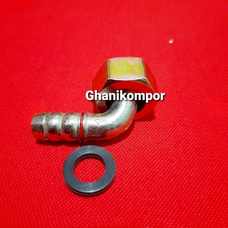 READY STOCK Elbow kompor Gas tanam modena Original - Hose end Gas stove modena - Sambungan pipa komp