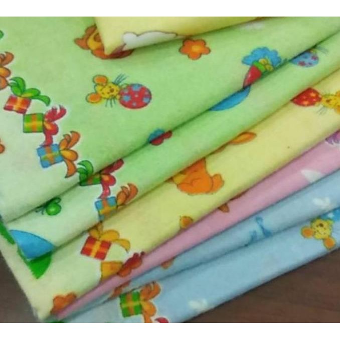1 lusin Bedong Bayi/Bedong Super Jumbo / Selimut Bayi Flanel 90 x 110