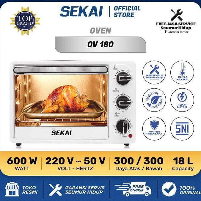 Sekai Oven OV Listrik 180 AN