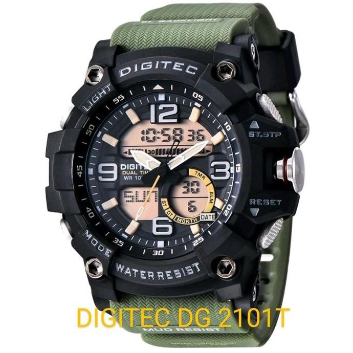 Strap/tali jam tangan Karet fit to Digitec Dg2125/Dg2101/Dg2129 murah