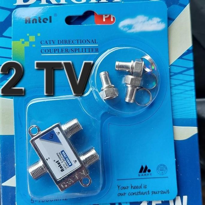 CATV SPLITER SPLITTER BOSTER CABANG T STB SET TOP ANTENA DIGITAL TV F