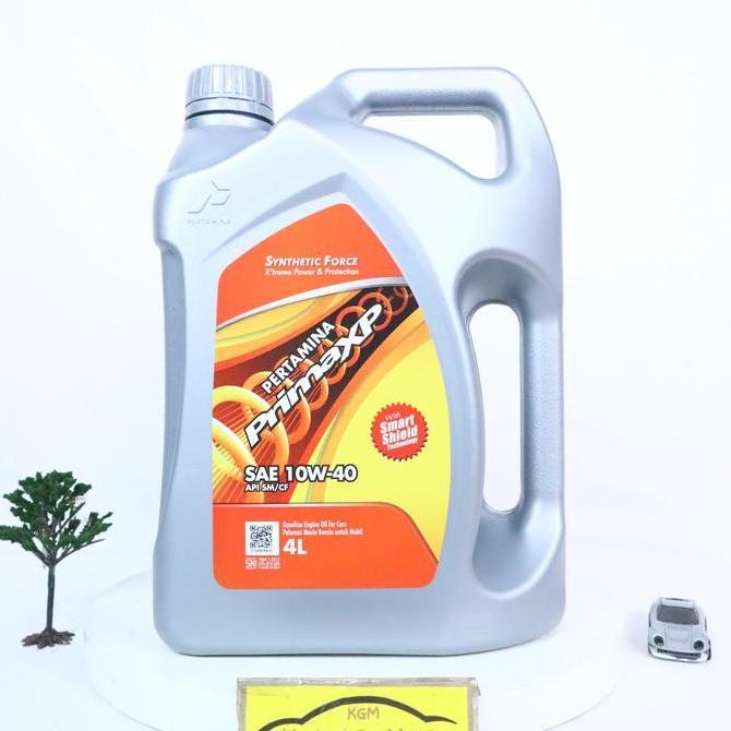 Ready PERTAMINA PRIMA XP SAE 10W-40 4 LITER API SM/CF OLI MOBIL MESIN BENSIN PELUMAS SYNTHETIC SMART