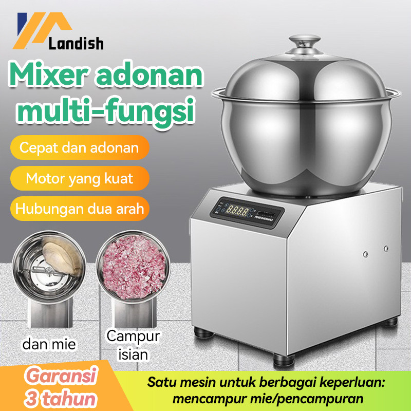 Pengaduk Adonan Multifungsi Stand Mixer Komersial/Rumah Tangga Pengaduk Adonan Otomatis Penuh 3/5 KG