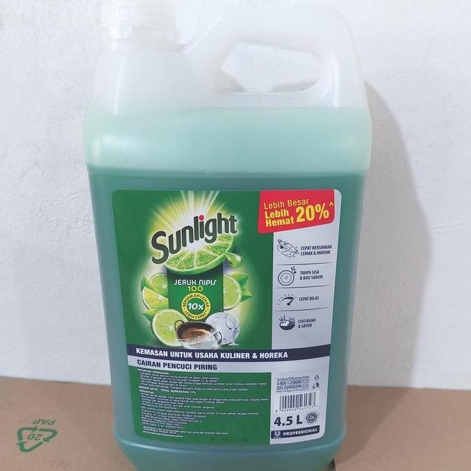 Ready Stock Sunlight 4.5liter jerigen Asli Sunlight