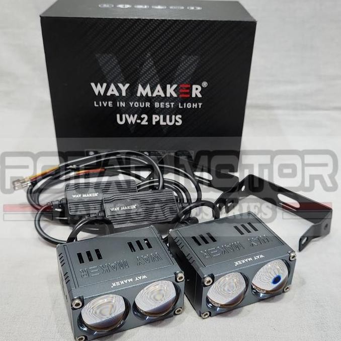 Promo Mini Projie UPS Way Maker UW-2 PLUS 55W / UW2 + Mini Laser Led AES COD