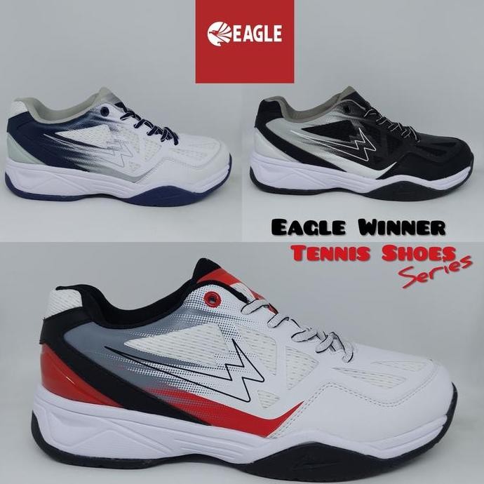 Promo Sepatu Tennis EAGLE WINNER Tenis Lapangan Series (Original) COD
