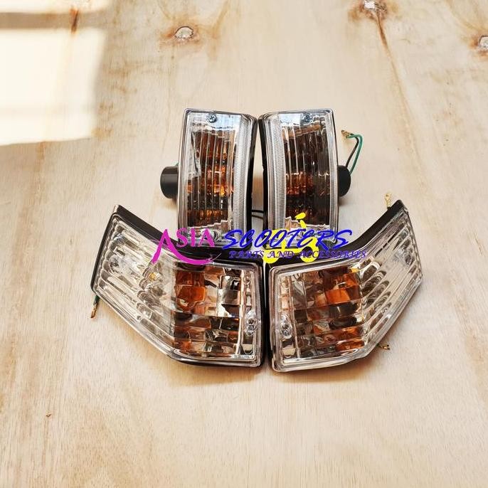Promo Lampu Sen Sein Vespa New Px Bening Garis Import COD