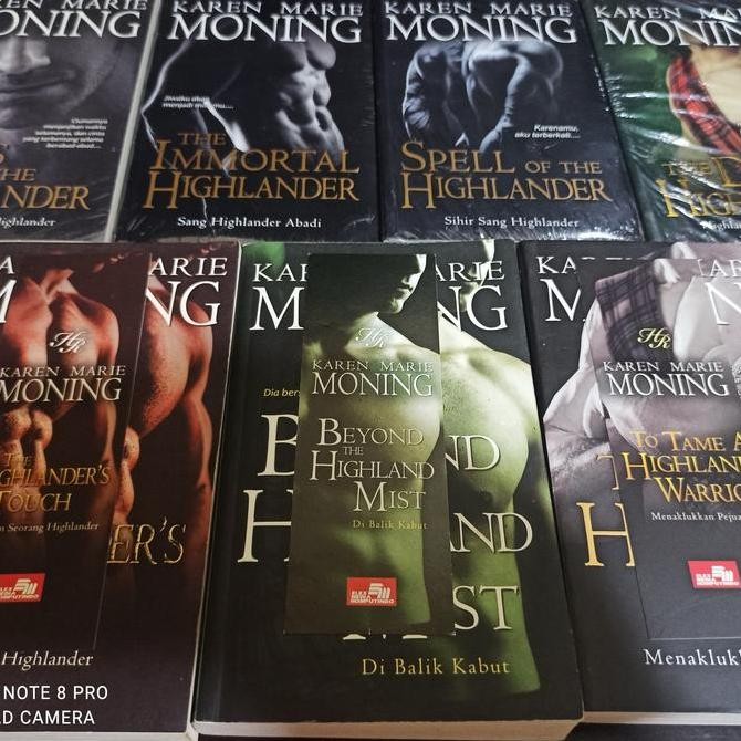 New Novel Karen Marie moning highlander set