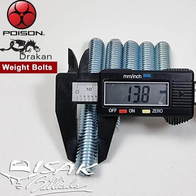 Drakan Weight Bolt - Baut Pemberat Stick Billiard Biliar Poison Cue