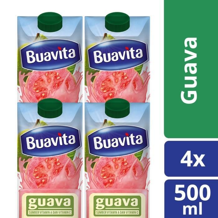 

MN Buavita Juice Guava 500Ml Multi Pack Isi 4Pcs