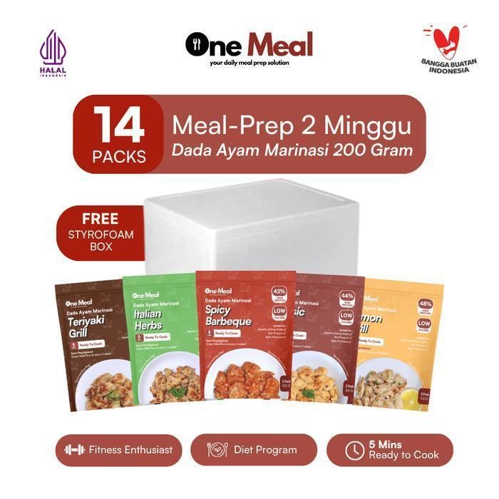 

DD Paket Meal-Prep / Diet 2 Minggu, Lauk Marinasi Frozen Low Calorie
