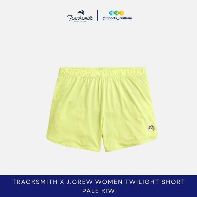 TERBARU - Tracksmith X J.Crew Women Twilight Short Pale Kiwi
