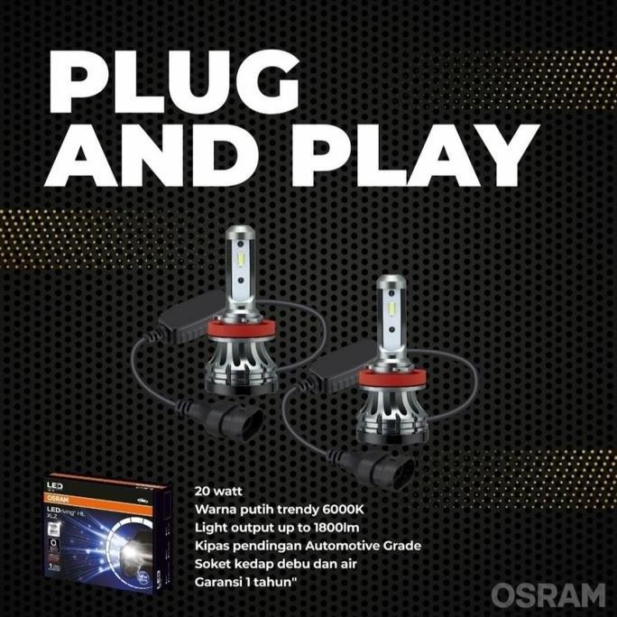 OSRAM LED H11 XLZ NEW GEN GARANSI - LAMPU LED H11 MOBIL OSRAM NEW GEN