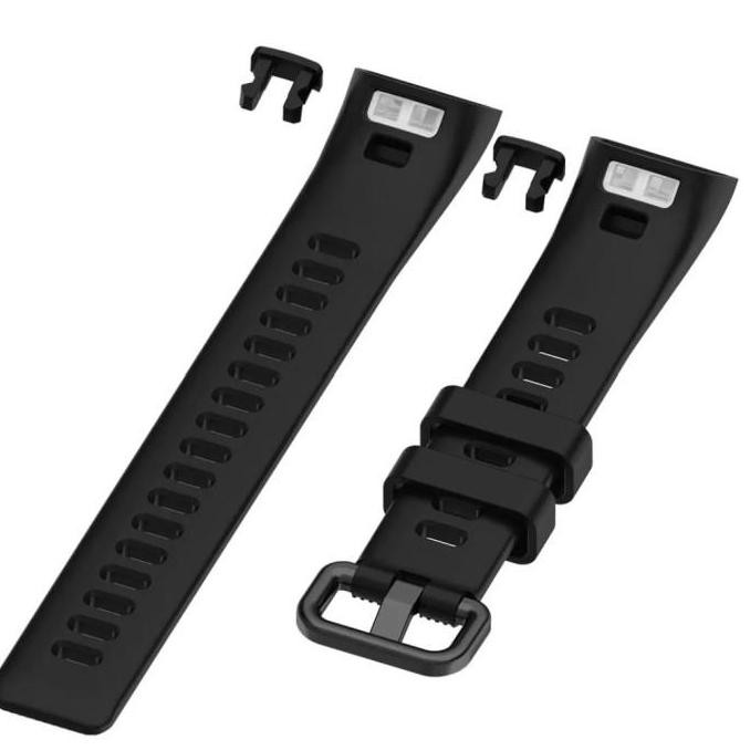 STRAP TALI SILICONE HUAWEI HONOR BAND 5 4 JAM SILIKON RUBBER KARET