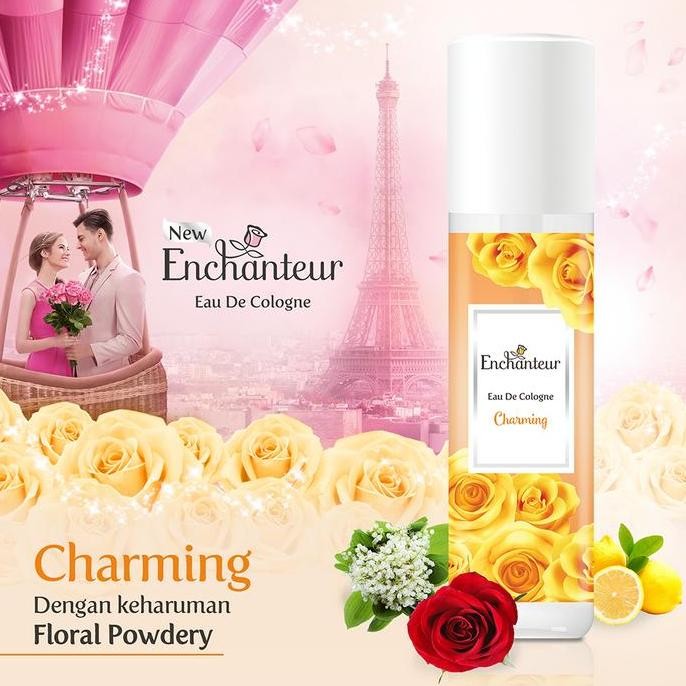 Enchanteur Eau de Cologne Charming Parfum 100 ml - parfum wanita