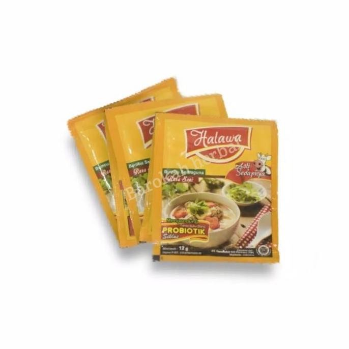 

HALAWA isi 12 sachet rasa ayam kaldu probiotik