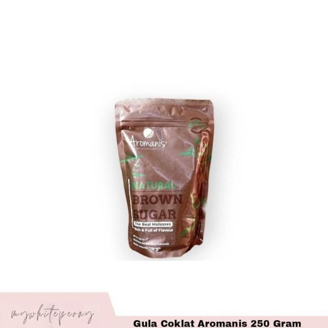 

Brown Sugar Natural / Gula Coklat Aromanis 250 gram