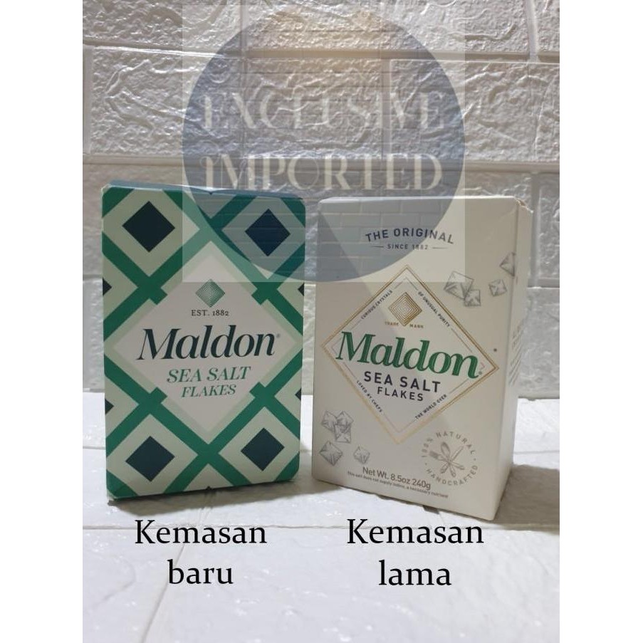 

Maldon Sea Salt Flakes Garam Laut 240gr 240g