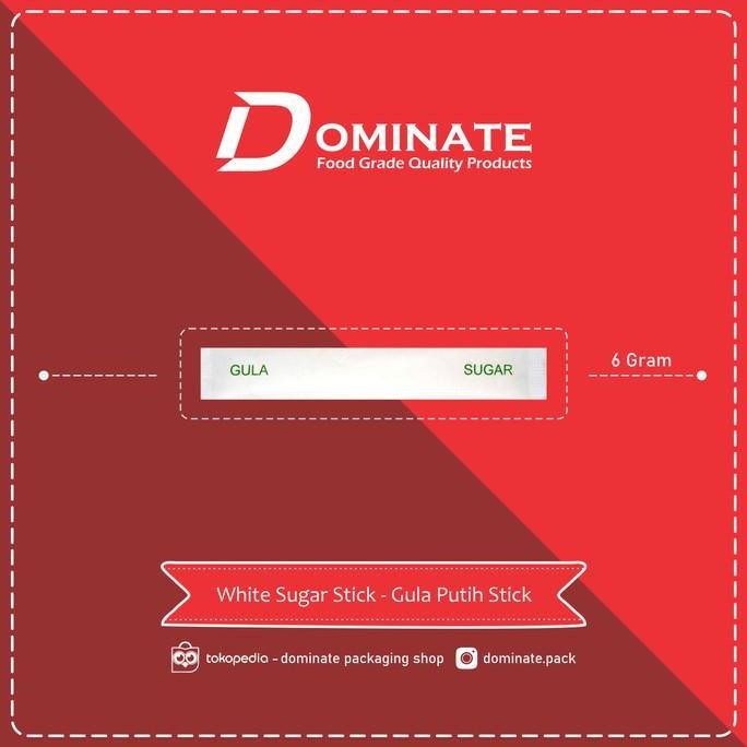 White sugar stick sachet gula putih stick 250pcs