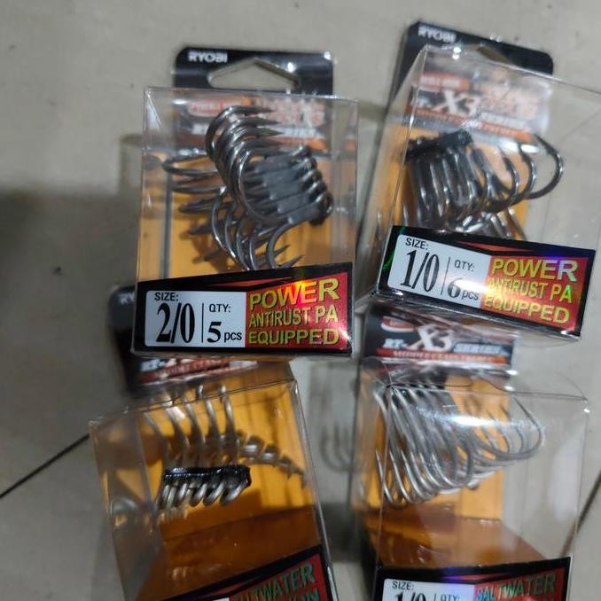 trebel pancing ryobi zeus type x3 kail umpan lure