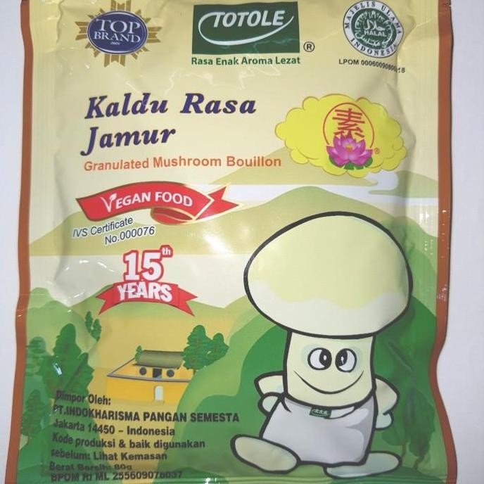 

Kaldu Rasa Jamur Totole 80 Gr