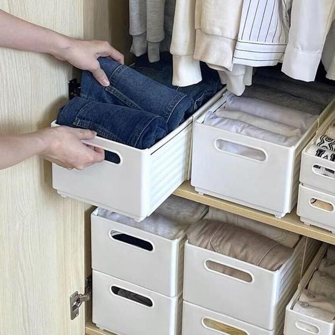 Sekat Laci Pembatas Penyimpanan Rak Lemari Pakaian Organizer Rak Lemari Pakaian Organizer Lemari Fle