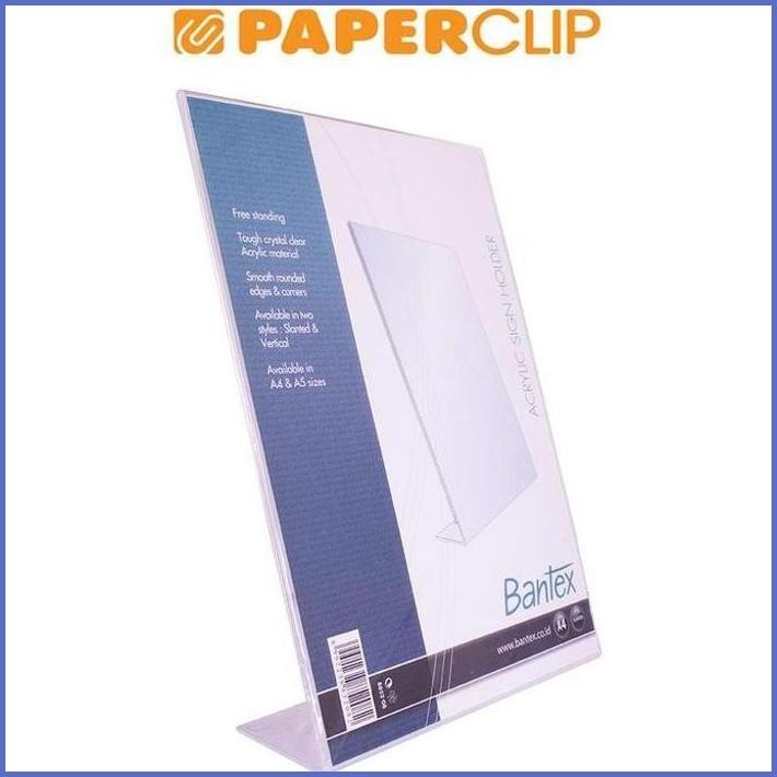 

STOCK NEW ACRYLIC HOLDER / AKRILIK BROSUR BANTEX 8852 A4 TERLARIS