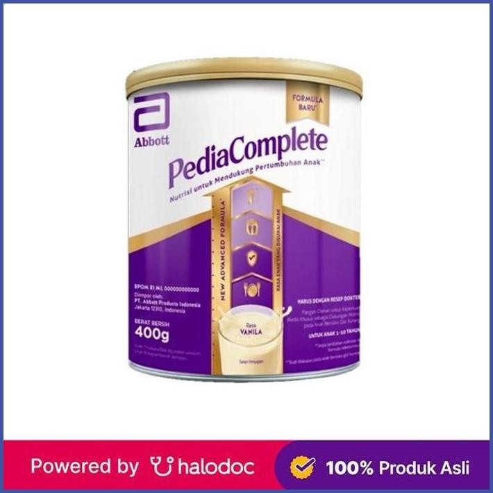 

NEW PEDIACOMPLETE VANILA 400 G - SUSU BAYI DAN ANAK - HALODOC TERLARIS