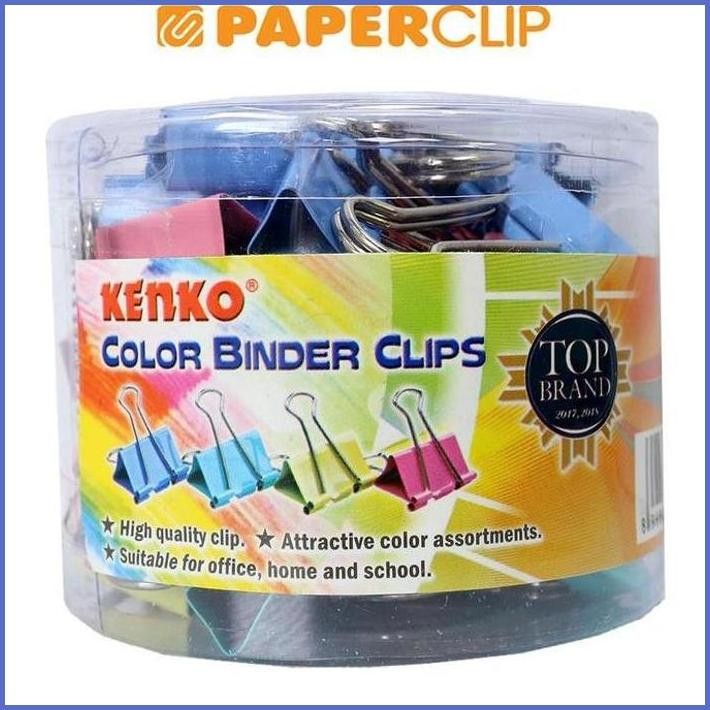 

STOCK NEW CLIP BINDER KENKO 107 BOX COLOR TERLARIS