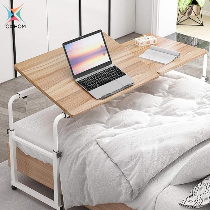 

Oxihom Meja Tempat Tidur Meja Kasur Meja Laptop Meja Ranjang Geser Kayu Furniture HS