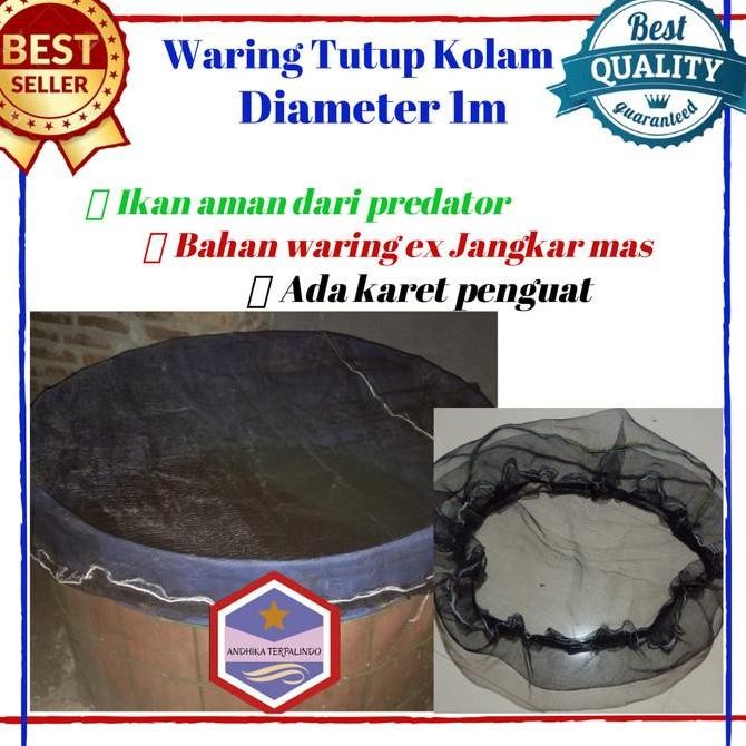 jaring penutup kolam bulat penutup kolam bulat diameter 1m/