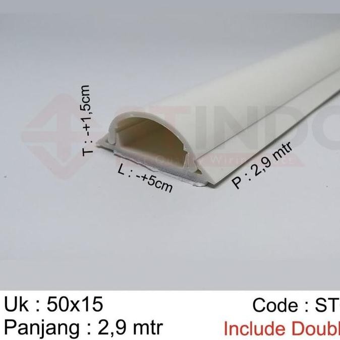 Promo kabel duck / floor duck /duck lantai 50x15. berikut lem COD