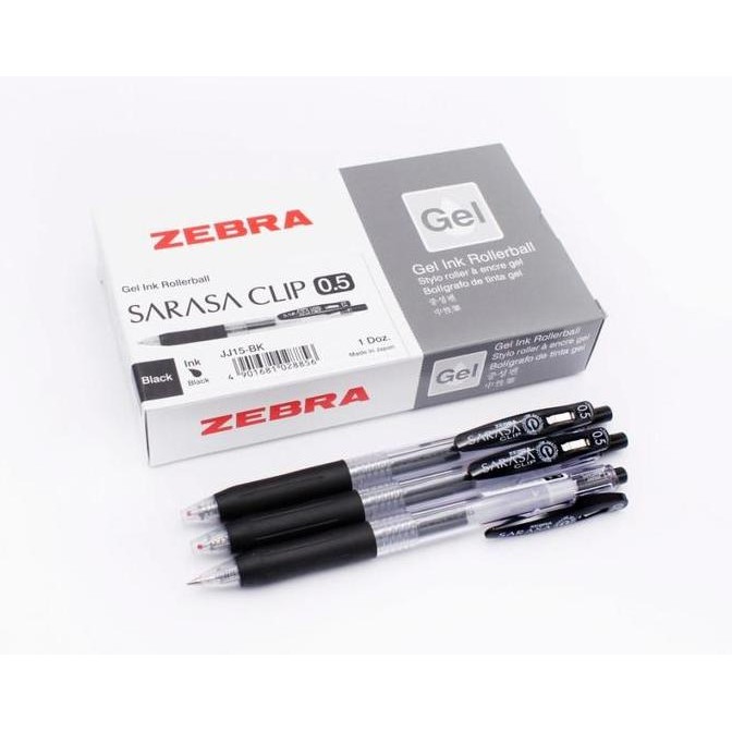 

Zebra Pulpen Gel Sarasa 05, 07, 1.0 (1 lusin) = 12 pcs