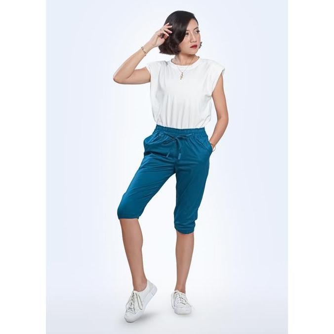 Db70>> Celana Jogger Pendek 3R / Jogger Kekinian / Celana Jogger Wanita