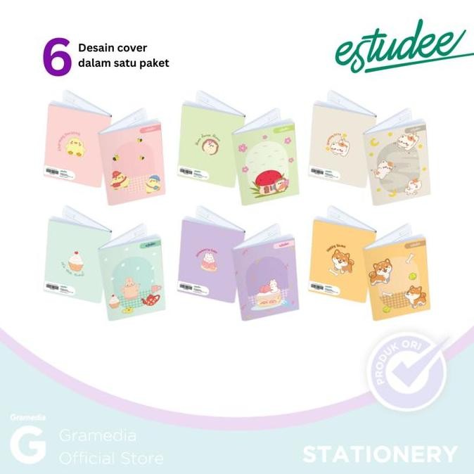 

Gramedia Estudee Buku Tulis K B5 Fancy Cute Isi 6