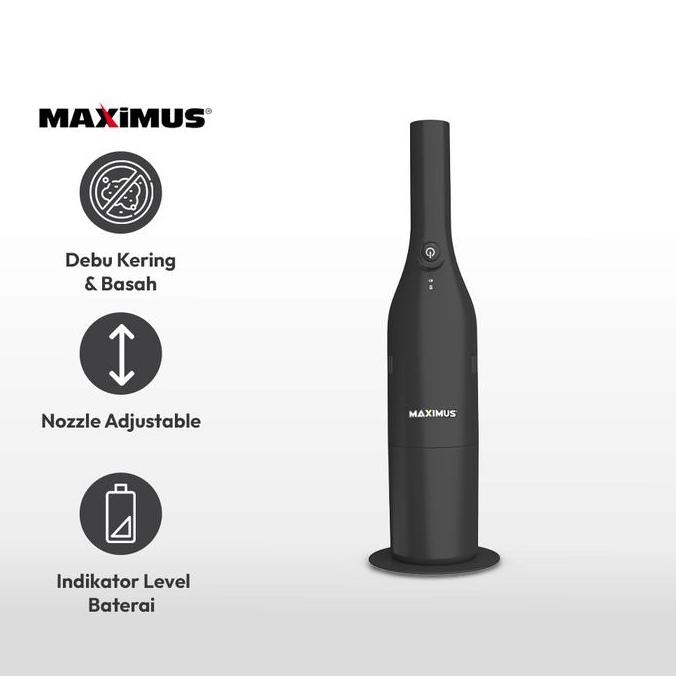 INSTAN MAXIMUS VACUUM CLEANER WET & DRY CORDLESS - HITAM LARIS