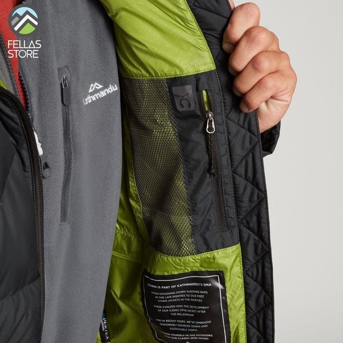 INSTAN KATHMANDU - EPIQ MEN'S 600 FILL DOWN JACKET - BLACK LARIS