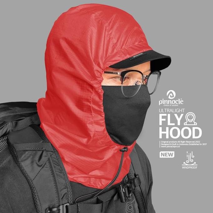INSTAN PINNACLE PRO OFFICIAL FLY HOOD RIPSTOP NYLON - RED LARIS