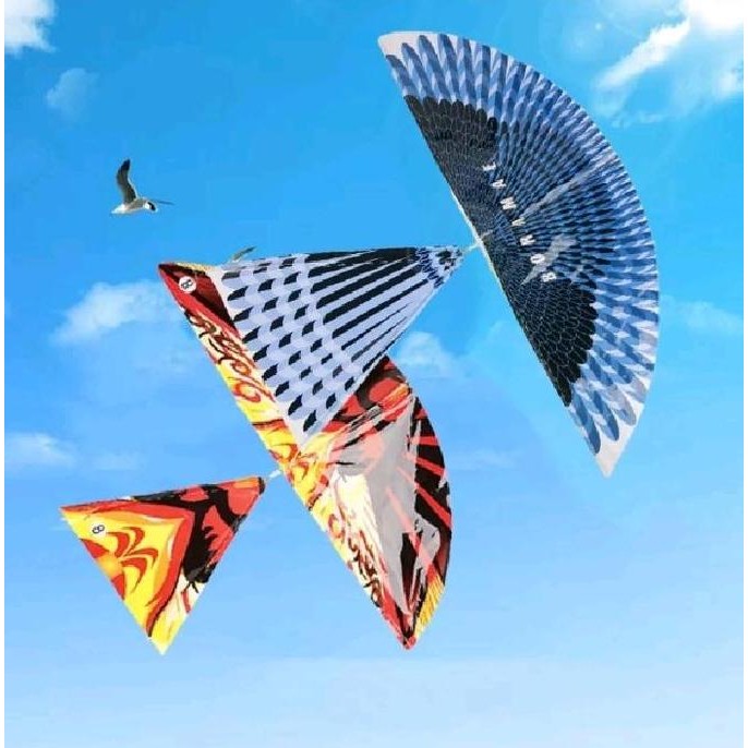Promo Mainan Layangan Burung Rakit Terbang Tenaga Karet
