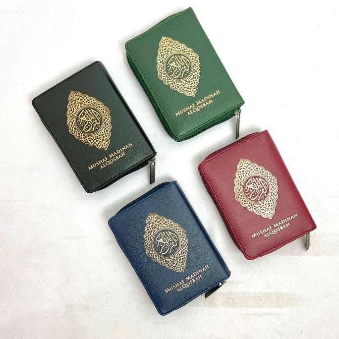 Mushaf Standar Madinah Saku, Mushaf Madinah Al Qosbah Ukuran Saku A7 Resleting  Al Qosbah Best Selle