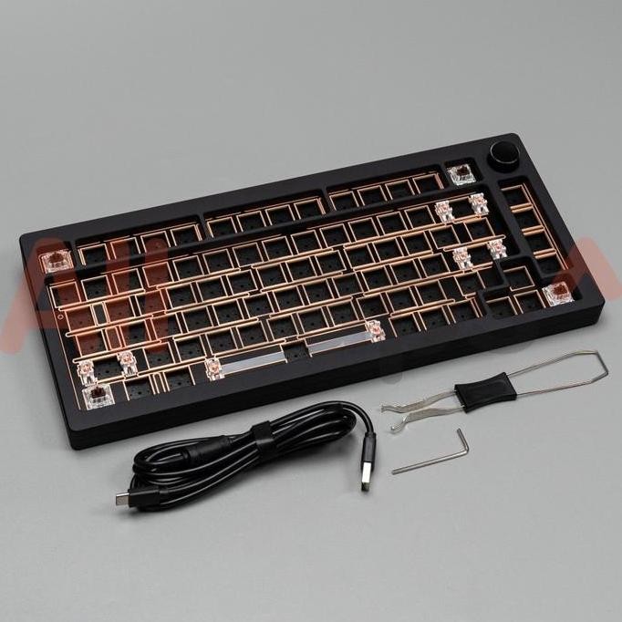 Al75 - Wired Barebone 75% Aluminium Hotswappable Mechanical Keyboard Allshop