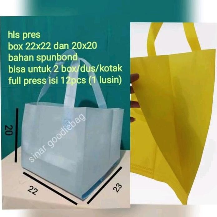 

Recomended Tas Hls Box 22X22 Full Press Isi 12Pcs Tas Box Nasi, Tas Thinwall, Tas Murah, Tas Snack, Tas Kue, Tas Hajatan, Tas Slamatan, Tas Ulang Tahun