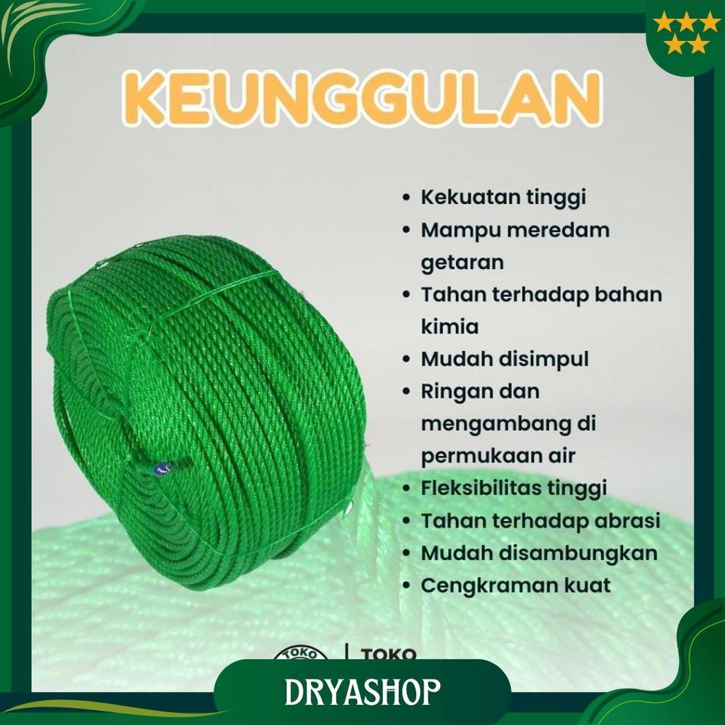 

Tali Tampar Ukuran 4 Mm Panjang 220 Meter Sale