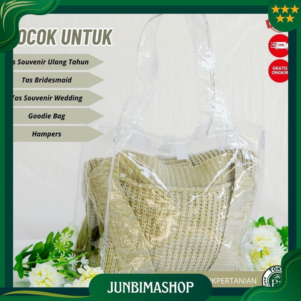 

Tas Mika Bening Transparan Souvenir Ulang Tahun Kue Lebaran Kado 1 Pcs (020) Gratis Ongkir