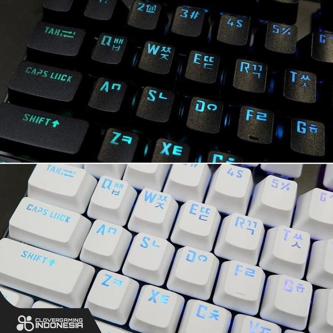 Keycaps CLV Korea Hangul Layout - Keycap Set Mechanical Keyboard ABS