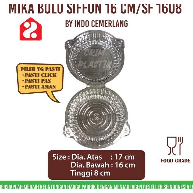 Mika Bolu Sifon Uk 16 cm Chiffon 16 cm SF 1608 Indo Cemerlang