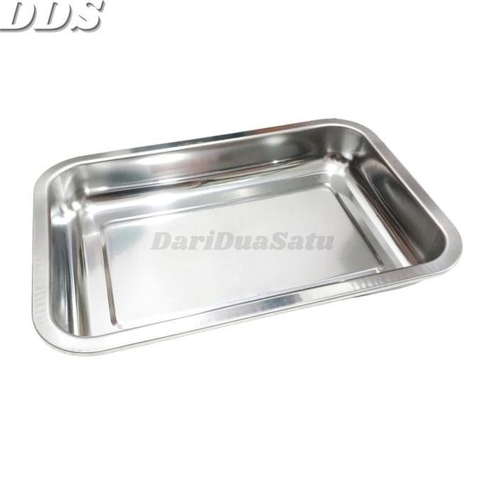 Nampan Baki Stainless 40 x 30 cm