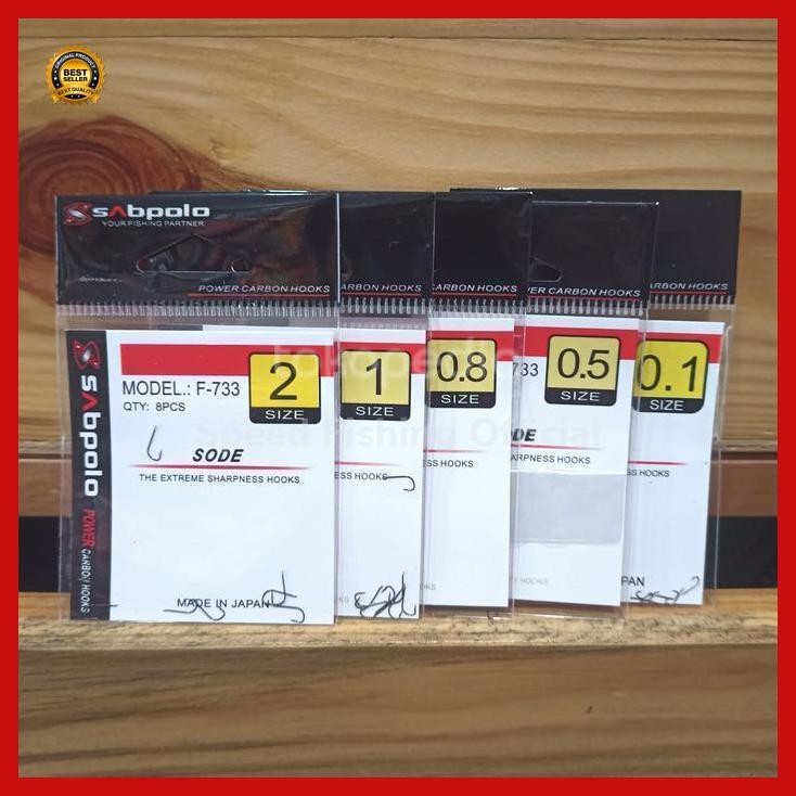 Cod - Hooks Sabpolo Sode Mata Kail Pancing Wader Uceng Micro Fishing Tanpa Lubang Umpan Ikan Bestsel