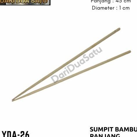 Sumpit Kayu Bambu Panjang Sumpit Mie Ayam 45 cm